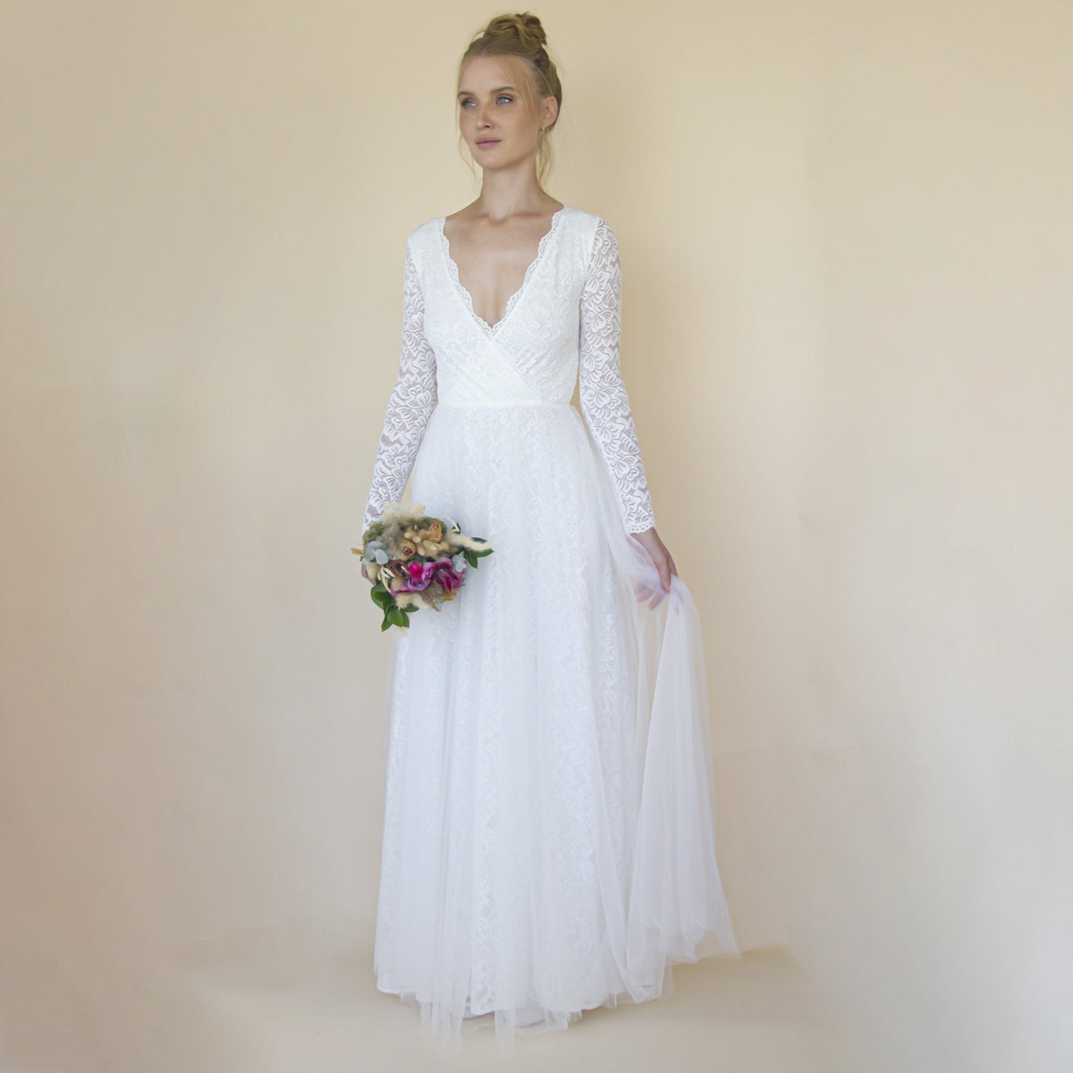 Sheer Illusion Tulle Skirt #1315
