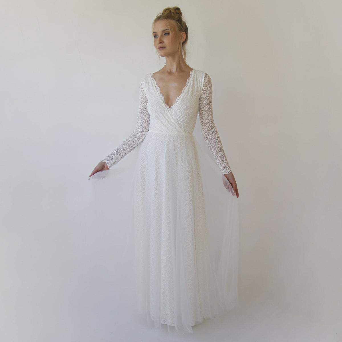 Sheer Illusion Tulle Skirt #1315
