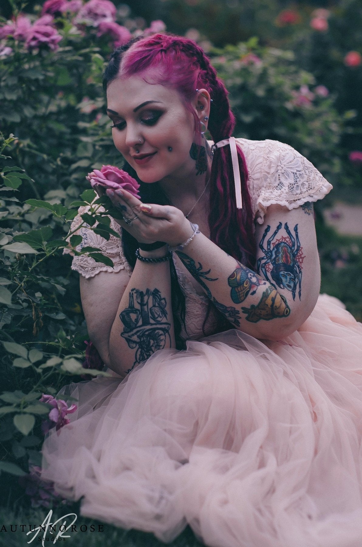 Curvy Fairy Blush Klänning #1293