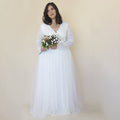 Vestido de tul con curvas #1315