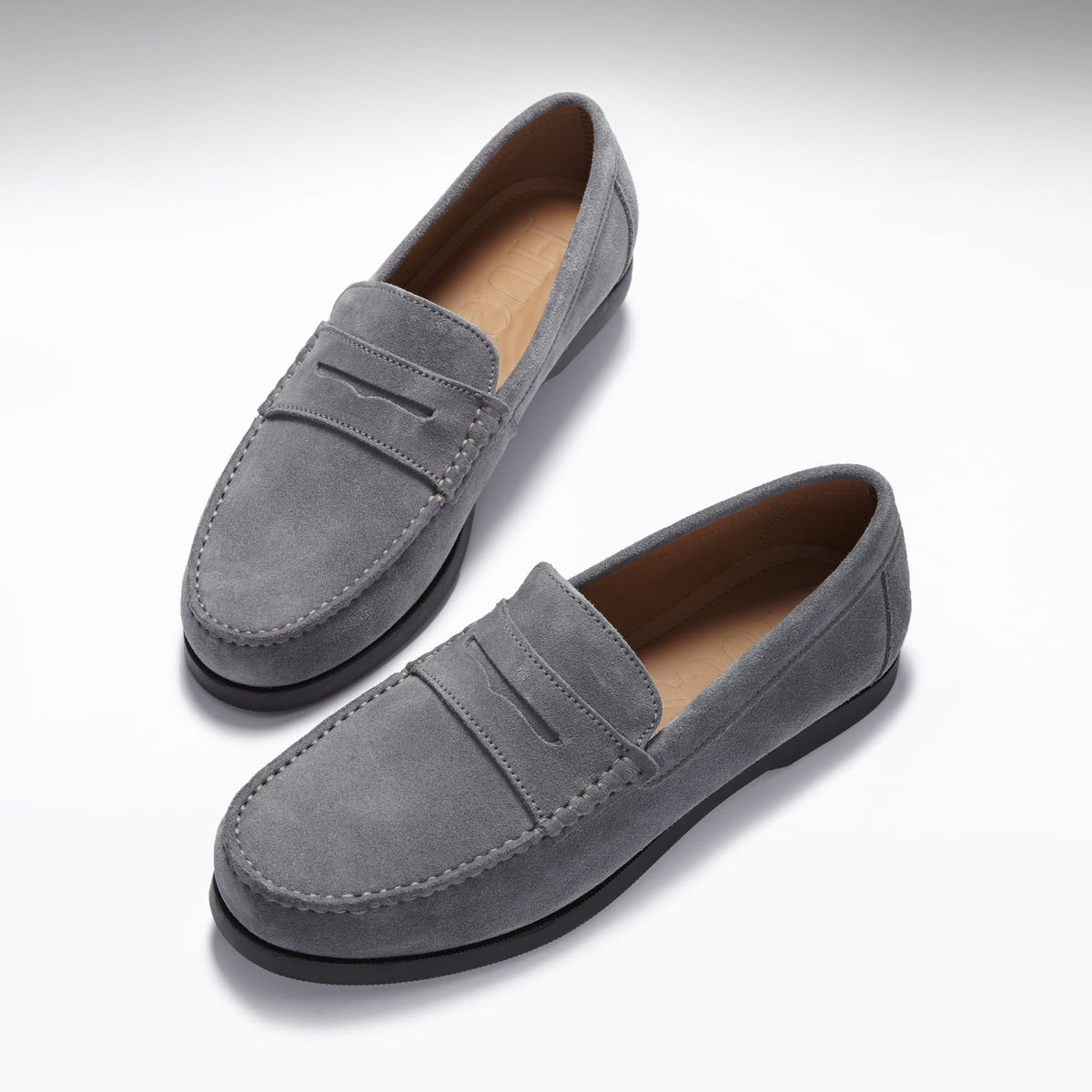 Mocasines Náuticos, Ante Gris Pizarra