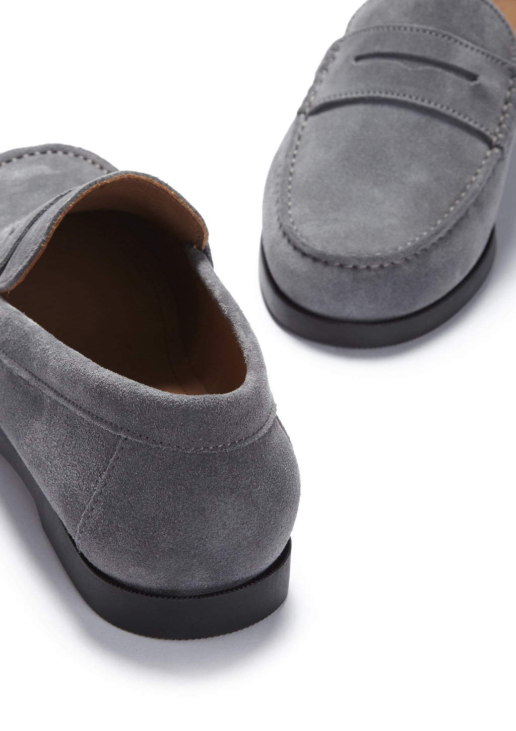 Mocasines Náuticos, Ante Gris Pizarra