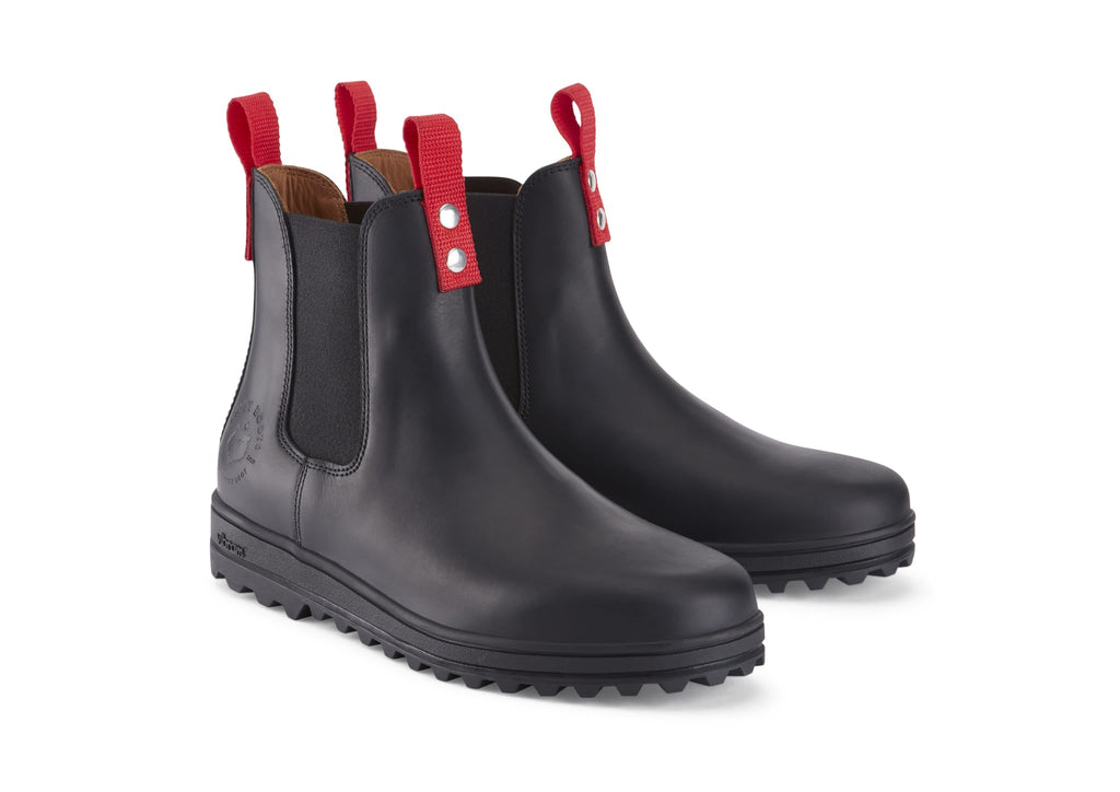 Botas Chelsea de invierno para hombre Busby, piel negra