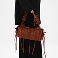 New Versatile Multi-pocket Pleated Shoulder Bag