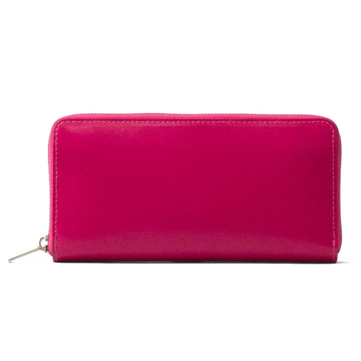 Cartera larga rojo rubí