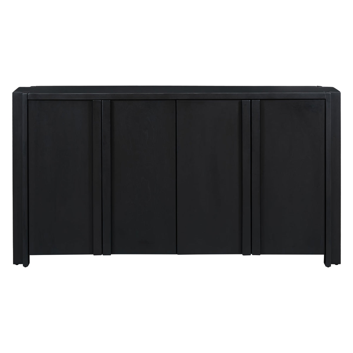 Designed Storage Cabinet Sideboard With 4 Doors , Adjustable Shelves, Suitable for Living Rooms, Entrance and Study Room