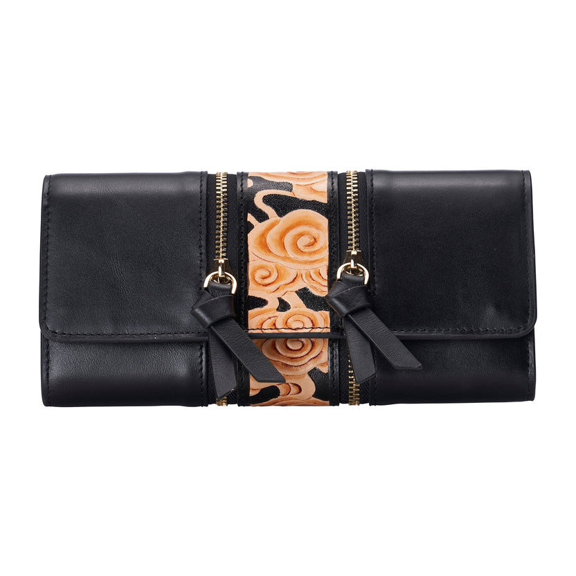 Portfel kontynentalny Cloud Black