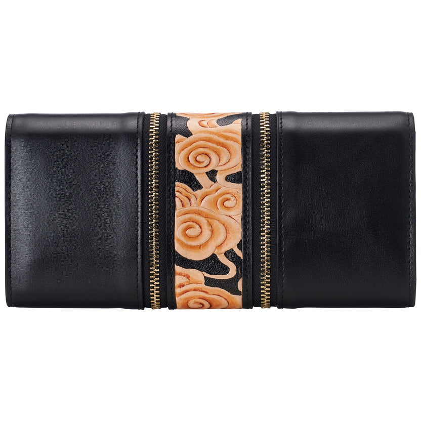 Portfel kontynentalny Cloud Black