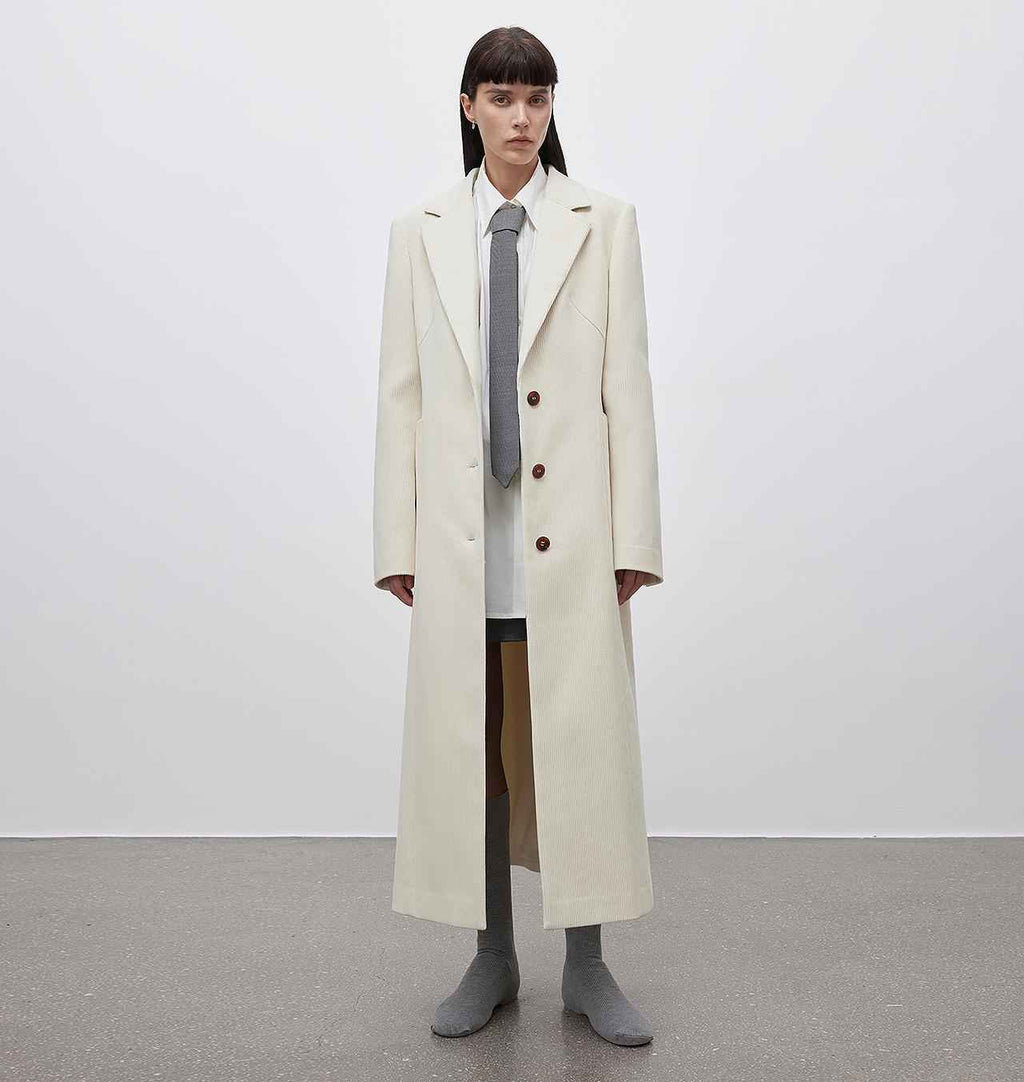 Corduroy Three-Dimensional Pocket Waist Coat