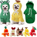 Süße Hunde-Frucht-Kleidung für kleine Hunde Kapuzenpullover Winter Warmer Fleece Haustierbekleidung Welpen Katzen Kostüm Mantel für Französische Bulldogge Chihuahua Outfit