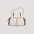 Women's Retro Chanel-Style Handbag With Chain Strap Can Be Carried As A Tote Or Crossbody Bag