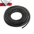 10M Black PVC Car Door Edge Guard U Channel Rubber Trim Seal Strip For 1-2mm Edges
