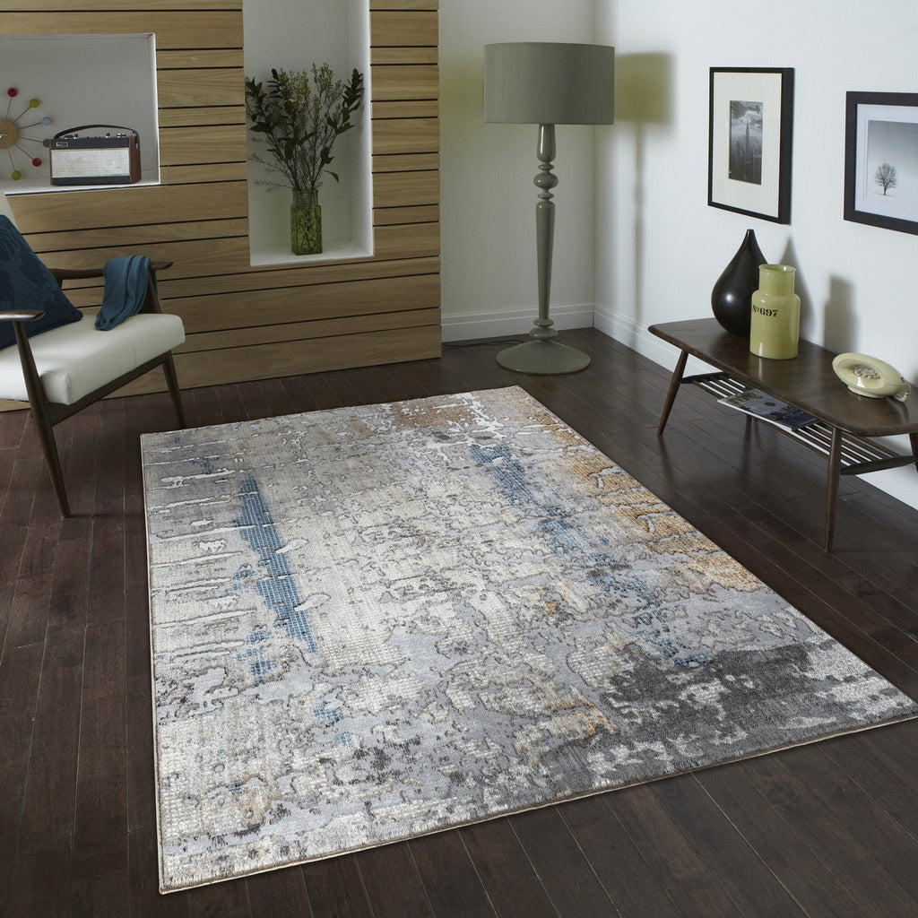 Textures GC_ART2001 Multi 2 Ft. 7 In. X 7 Ft. Area Rug