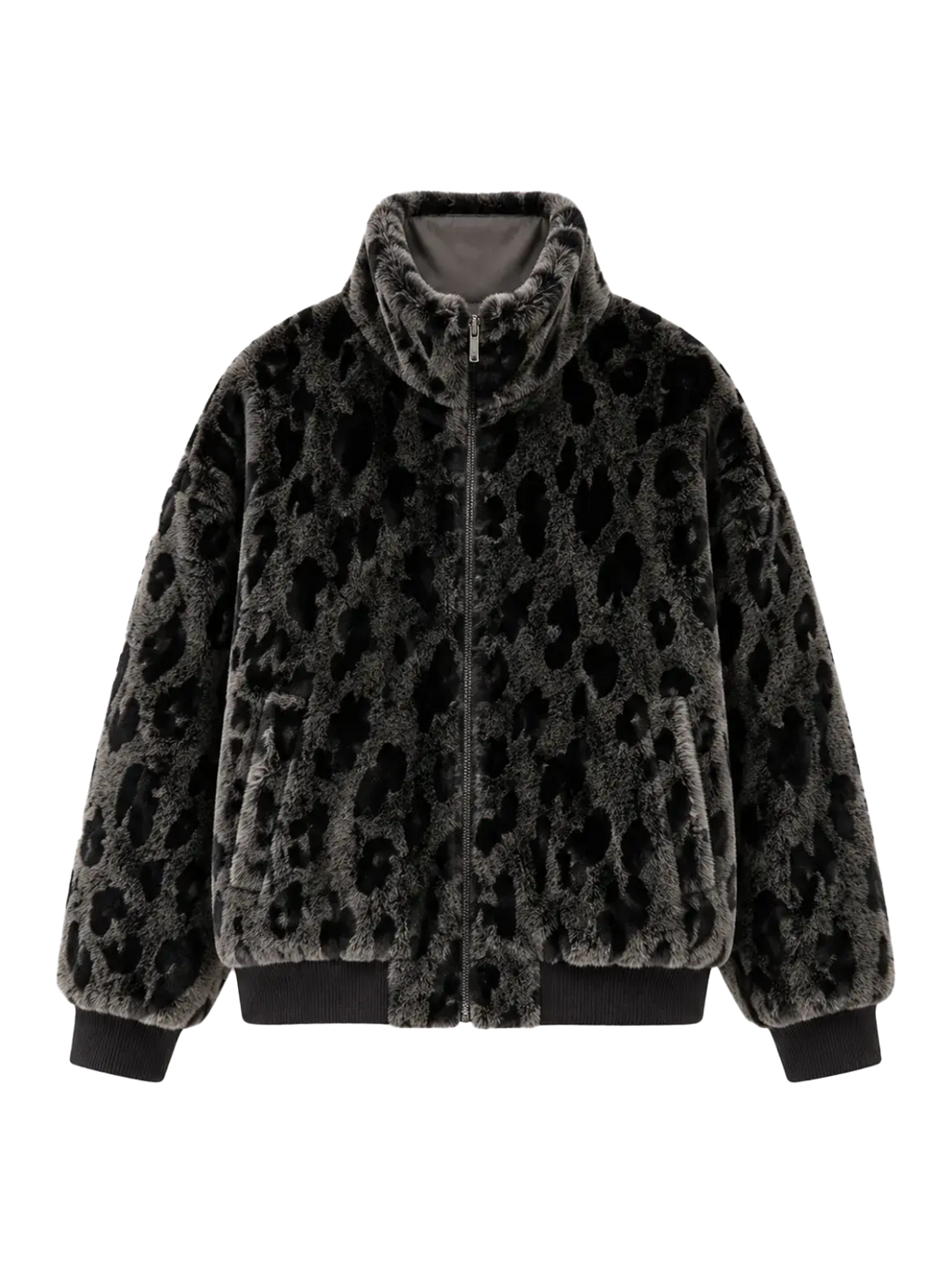 Abrigo de lana merina con cuello alzado, estilo casual a la moda, de Dapple Manor FF×JW