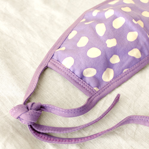 ARNOLDI 3-ply All-size Organic Cotton Face Mask (Waterproof), in Lilac