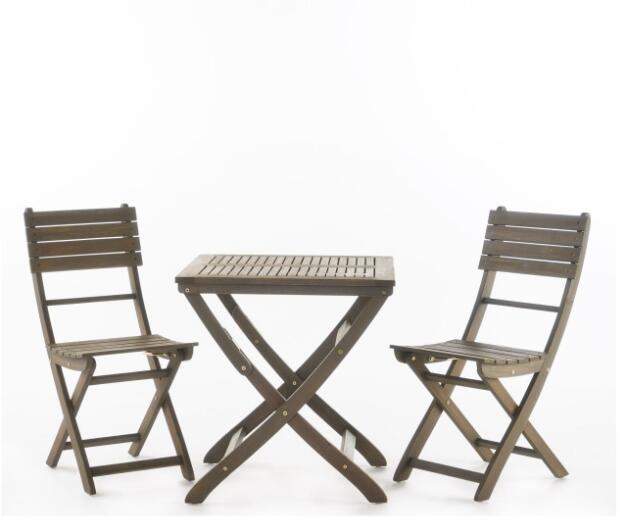 Składany zestaw bistro Positano 25", szary
