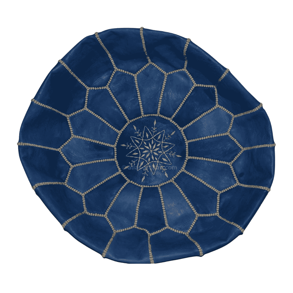 Leather Poufs Lamarocana