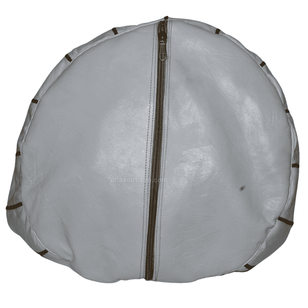 Leather Poufs Lamarocana