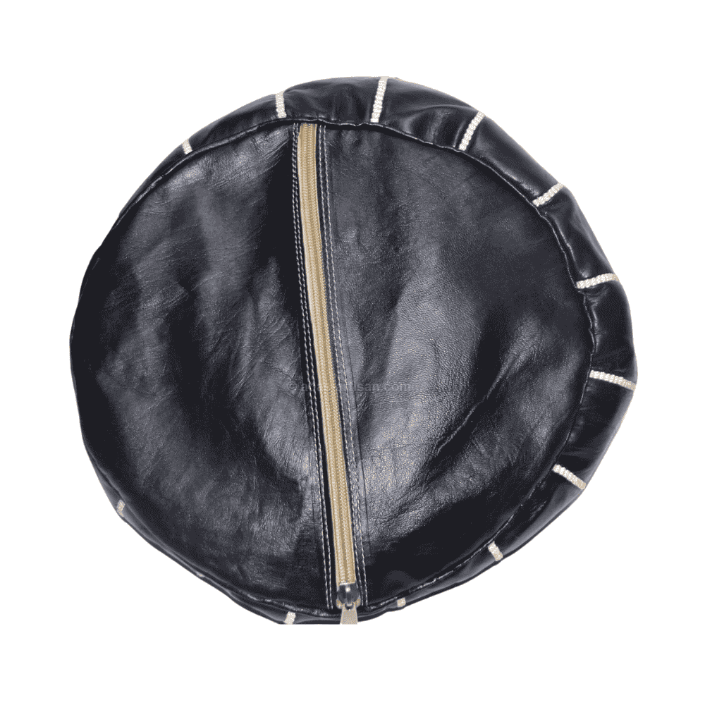 Leather Poufs Lamarocana