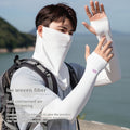 Sun Mask Men's Full Face Ice Silk Scarf
