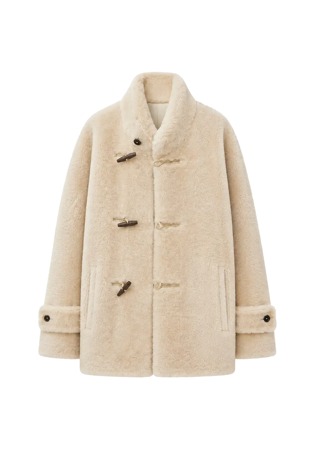 Fireladyfur Women's Long Sheepskin Jacket With Stand Collar“Dreamer”