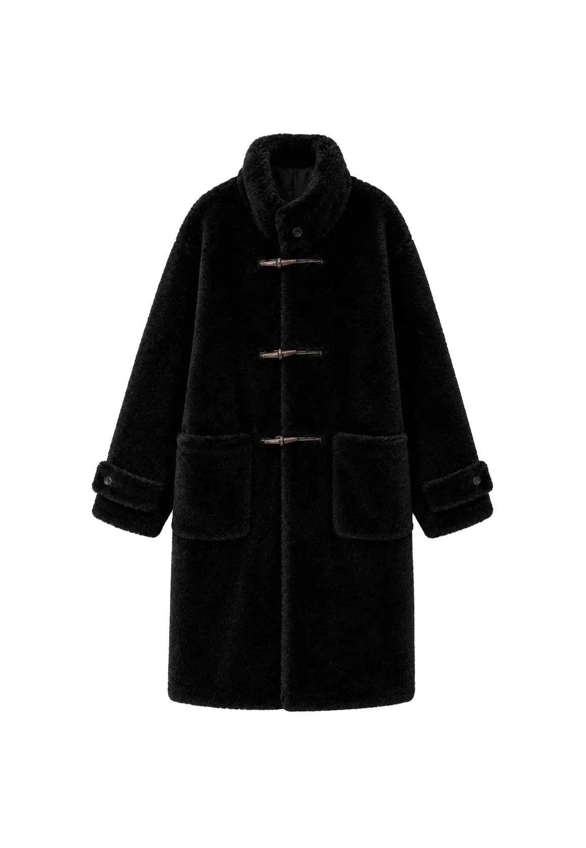 Fireladyfur Women's Long Sheepskin Jacket With Stand Collar“Dreamer”