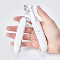 Professionelle Haustier-Nagelschere Schere Haustier Hund Katze Nagel Zehenkrallenschneider Schere LED-Licht Nageltrimmer für Tiere Haustier