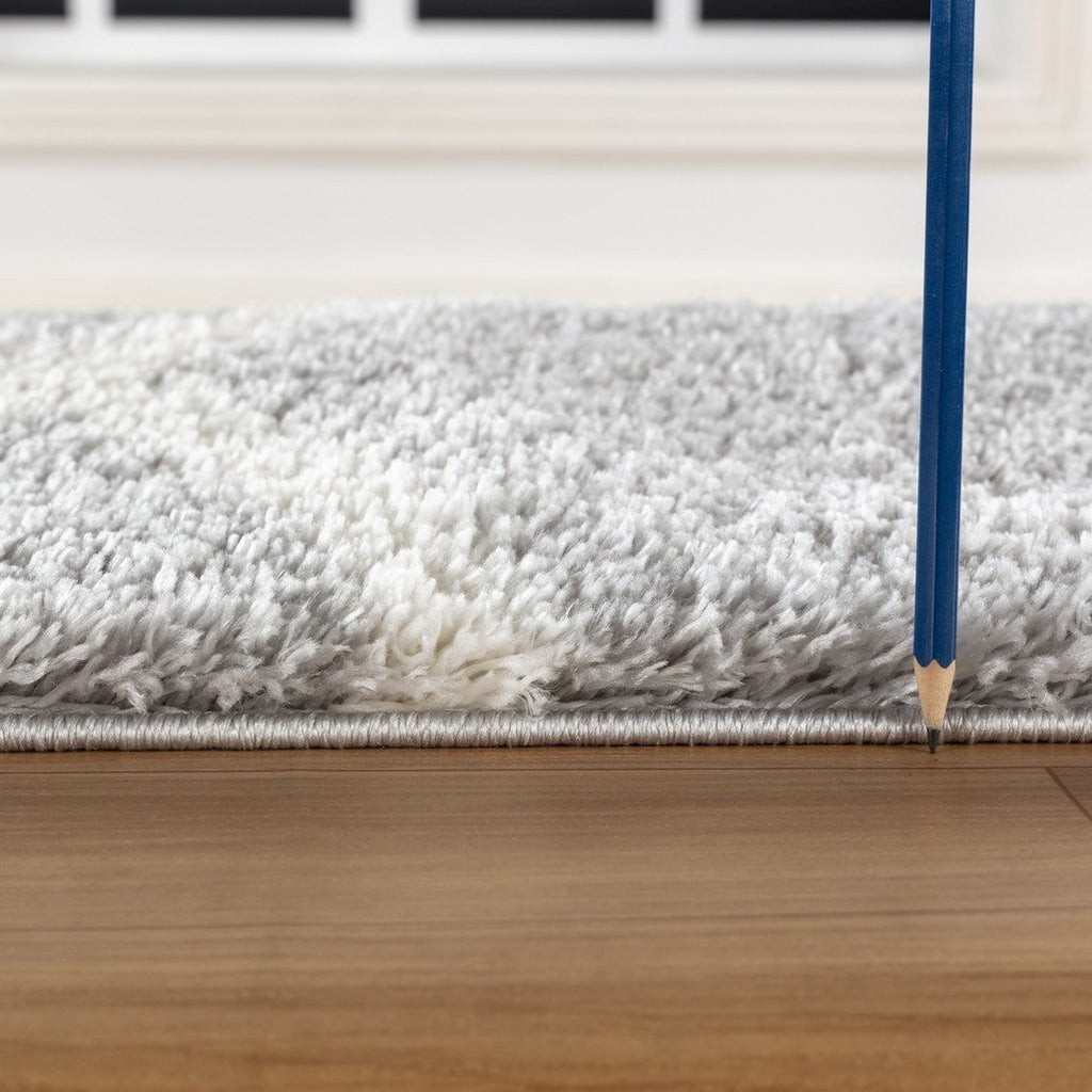 Loft Shag GC_CZY1002 Grey 5 Ft. 3 In. X 7 Ft. Shaggy Area Rug
