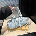 Solid-color Biker Bag, Fashionable Womens Crossbody Bag