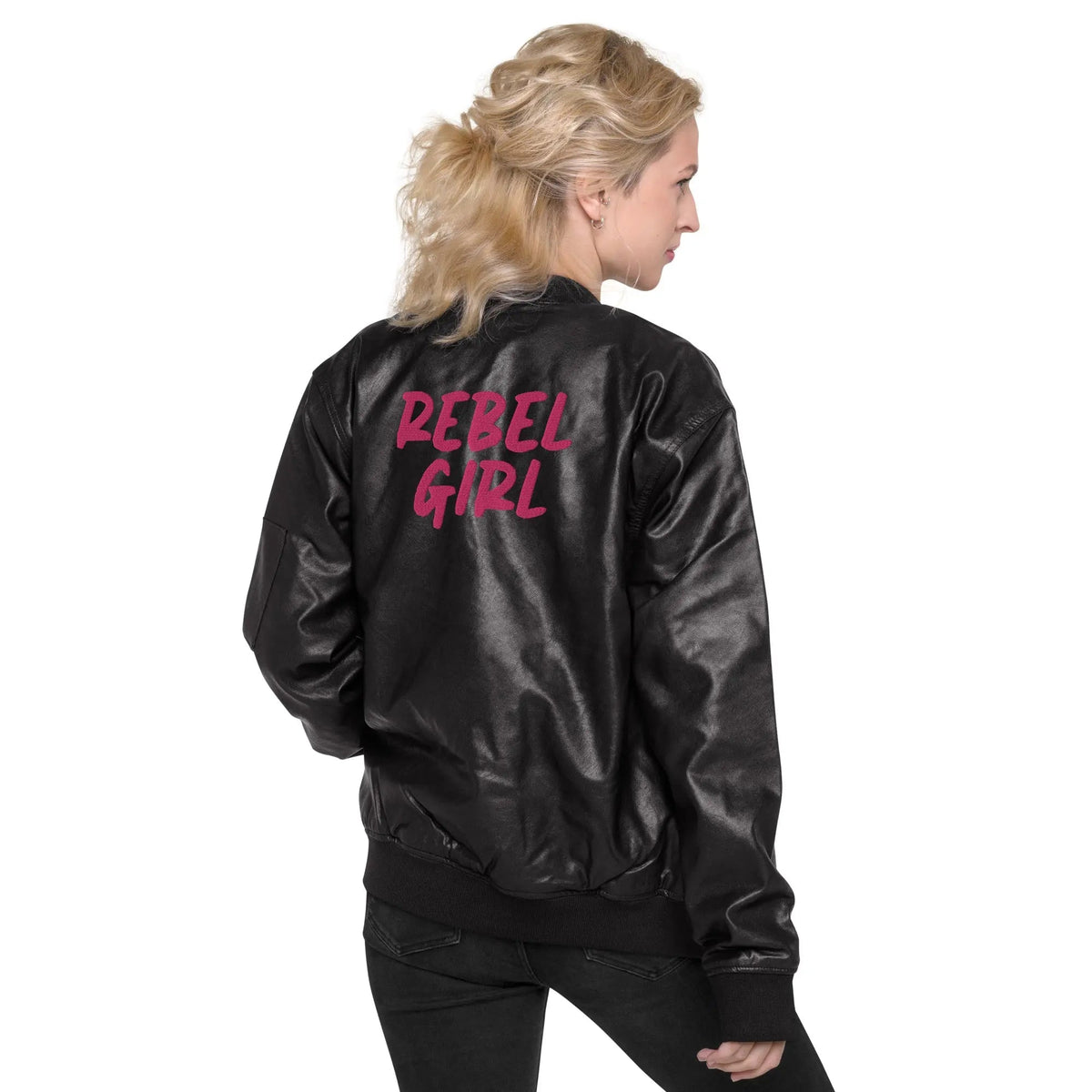 Skórzana kurtka bomberka REBEL GIRL
