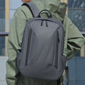 Men's Solid Color Large-capacity Casual Backpack