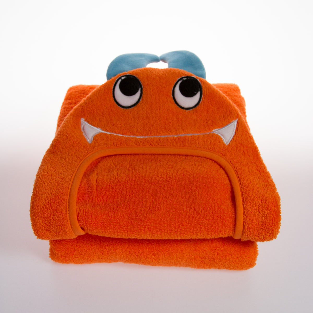 Monster Hooded Cotton Turkish Towel: Little Kid