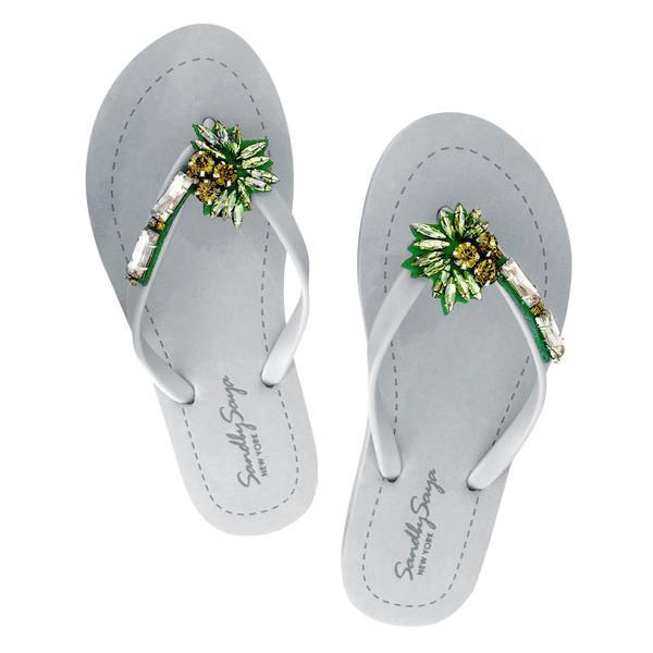 Palm Tree - Flat Flip Flops Sandal