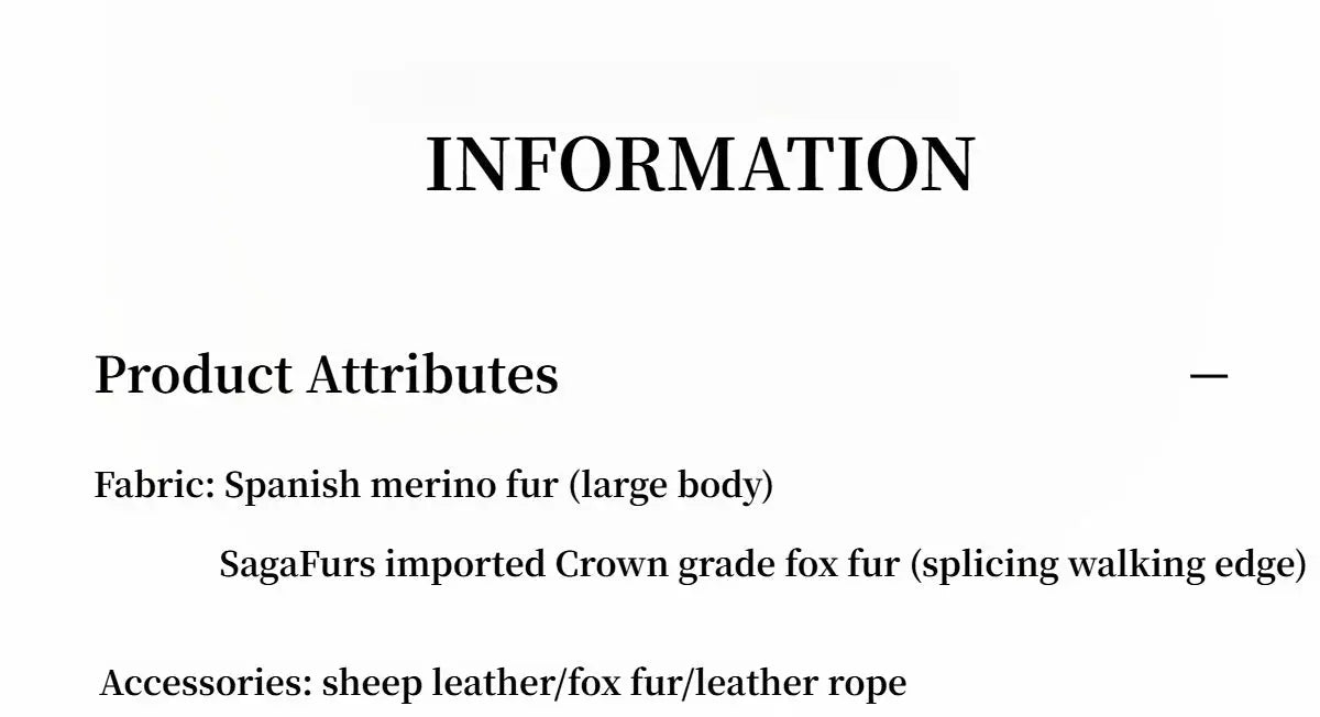 Fireladyfur Women's Shearling Coat - Imported Merino Wool Patchwork Fox Fur Collar Florence