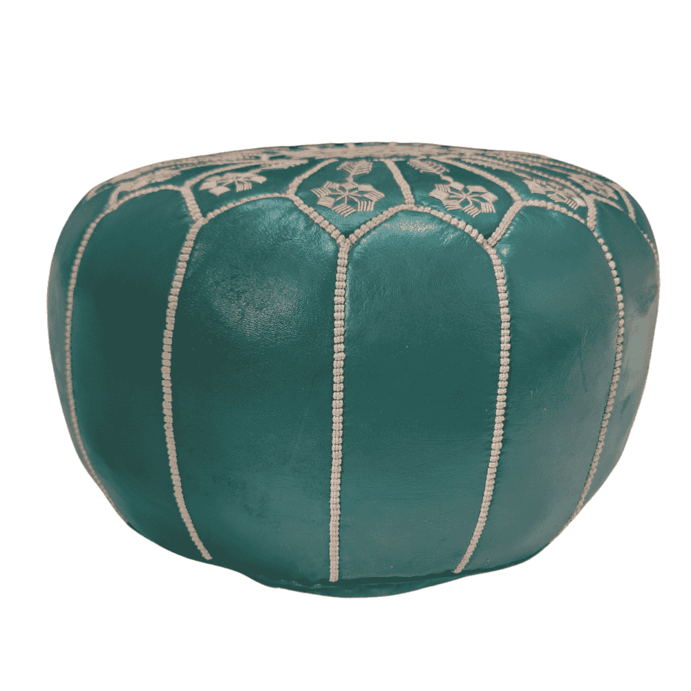 Leather Poufs Lamarocana