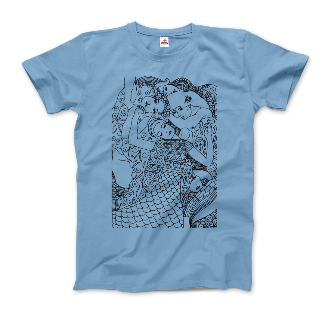 Gustav Klimt Jungfrun 1913 Skiss T-shirt