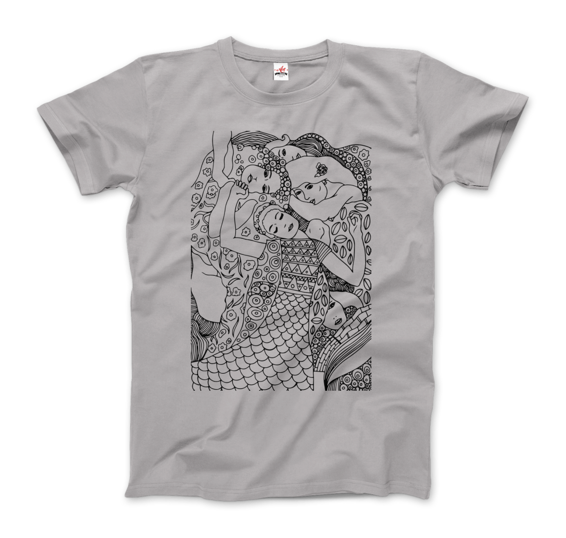 Gustav Klimt Jungfrun 1913 Skiss T-shirt