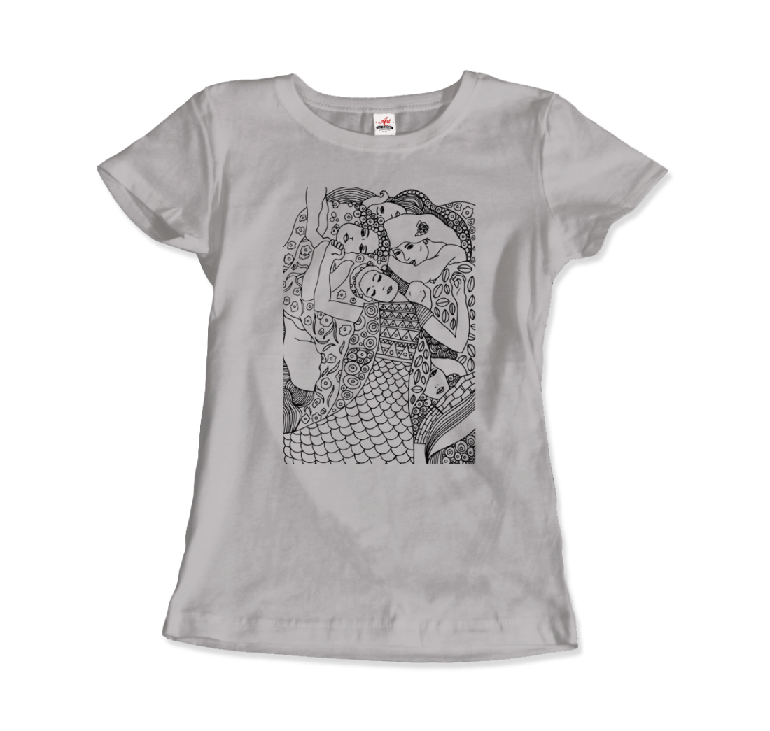 Gustav Klimt Jungfrun 1913 Skiss T-shirt