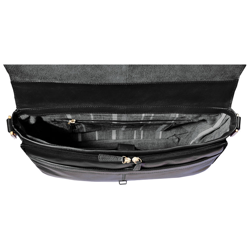 Skórzana teczka na laptopa 15" Hidesign Charles, torba do pracy
