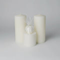 Beeswax Pillar Candle Set – 3pcs