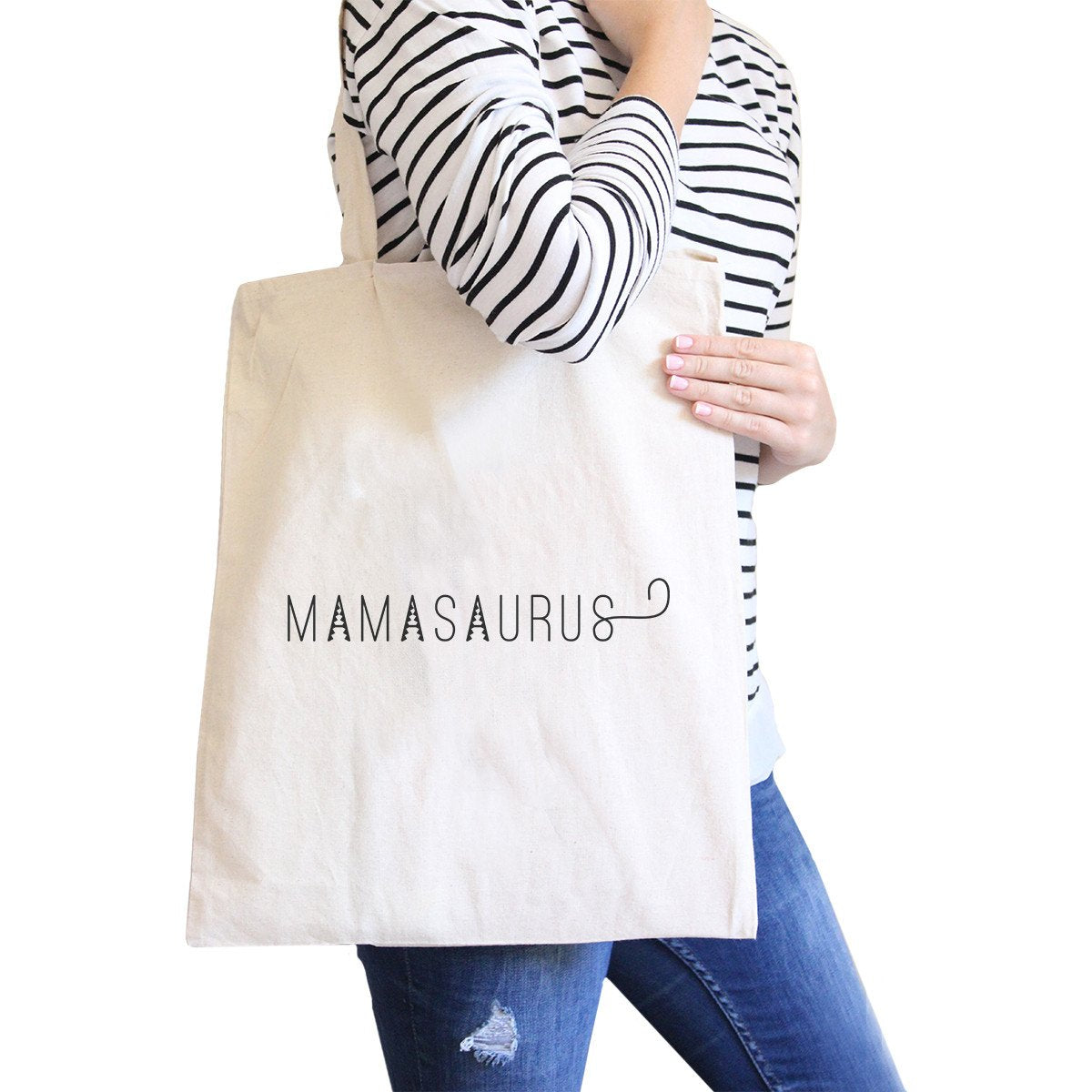 Bolsa de compras natural Mamasaurus: ideas rápidas y fáciles para regalos del Día de la Madre