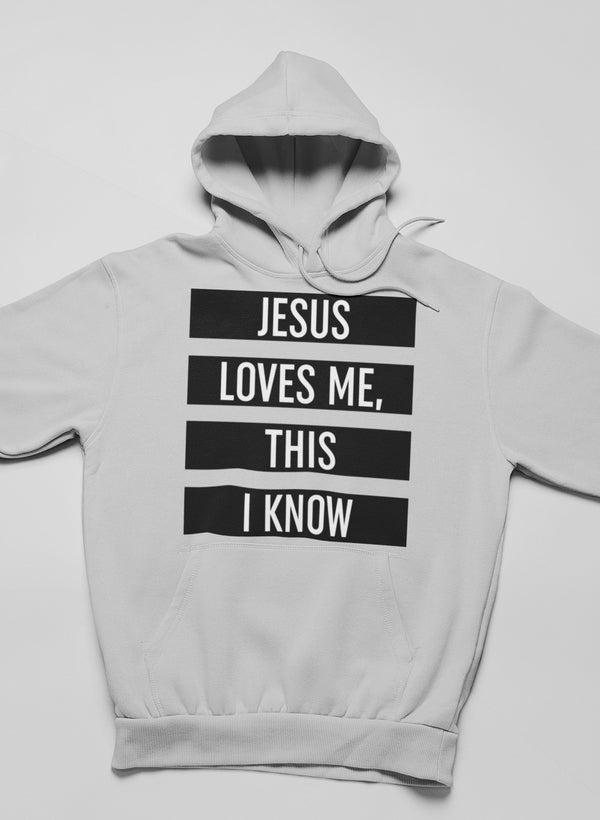 Bluza z kapturem „Jezus mnie kocha, o tym wiem”