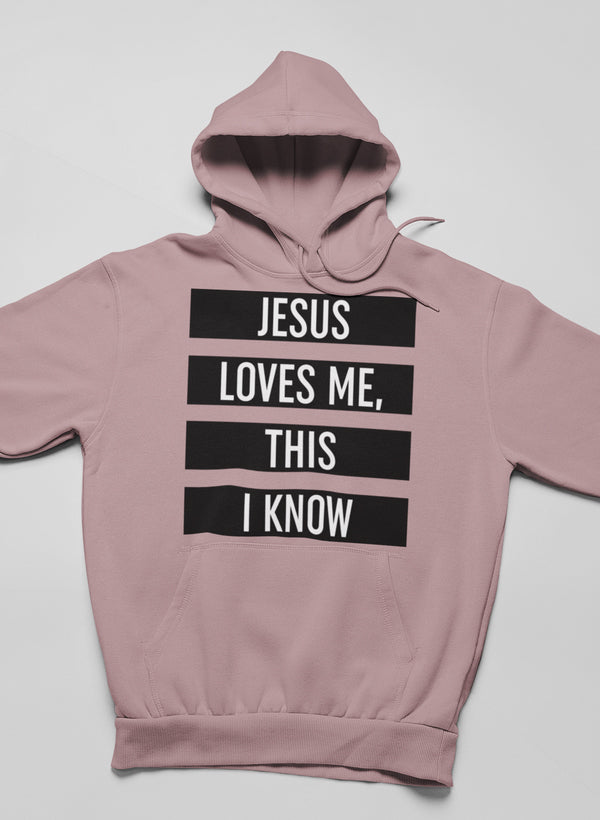 Bluza z kapturem „Jezus mnie kocha, o tym wiem”