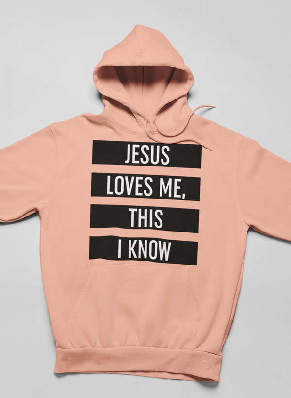 Bluza z kapturem „Jezus mnie kocha, o tym wiem”