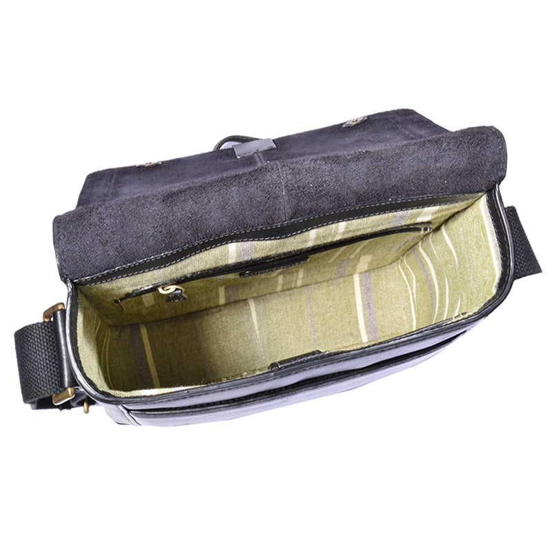 Hidesign Aiden Medium Leather Messenger Cross Body Bag