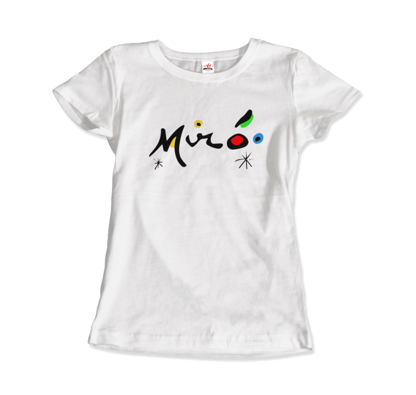 Joan Miro Colorful Signature Artwork T-Shirt