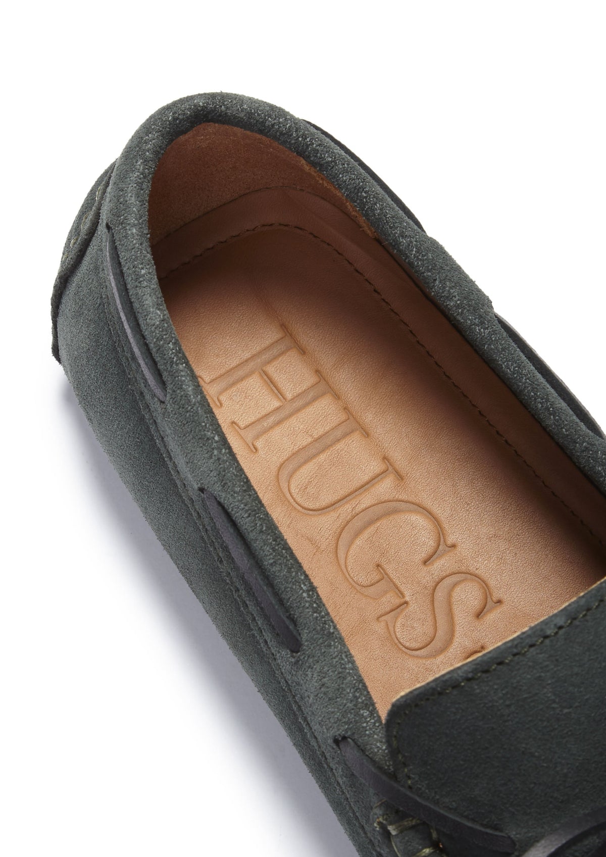 Laced Driving Loafers, Racing Green Suede