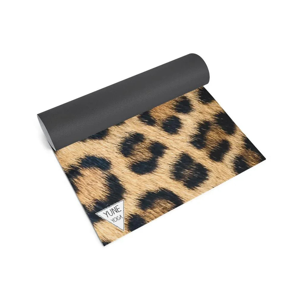 Esterilla de yoga con estampado de leopardo – Ecológica y con agarre mejorado Flow | Yune