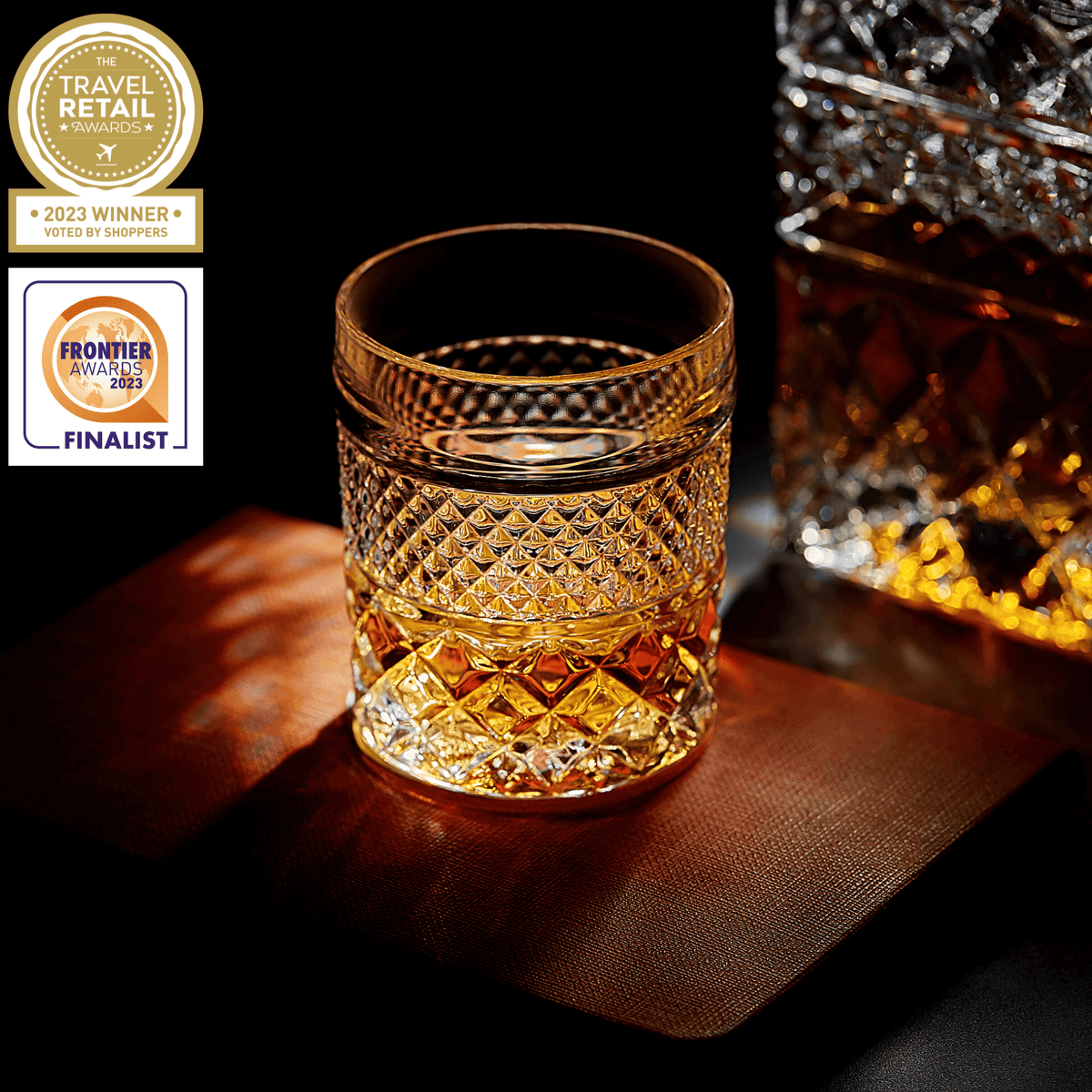 Set de regalo de decantador de whisky