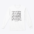 If You Lose Character You Lose Everything Scripture Hand Lettering